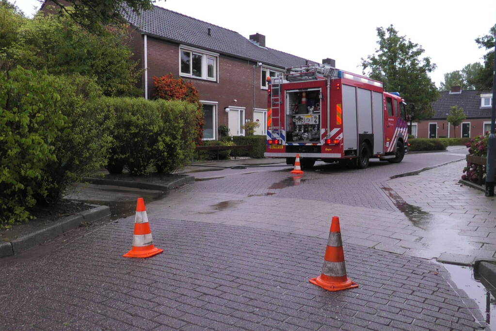 Veel rook bij brand in bijgebouw