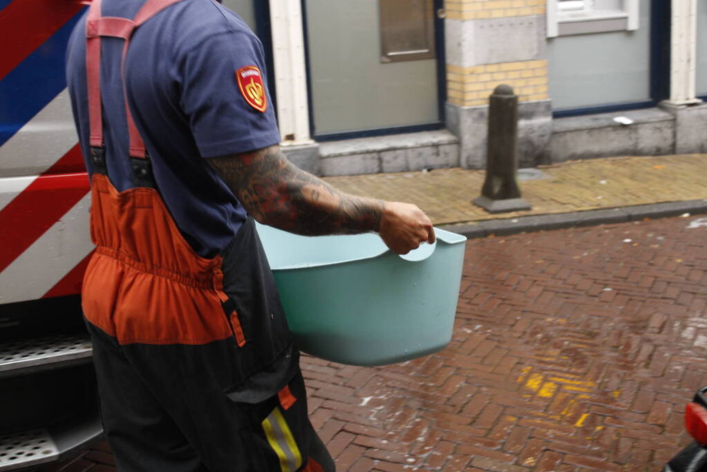 Giftshop tijdelijk gesloten vanwege waterlekkage