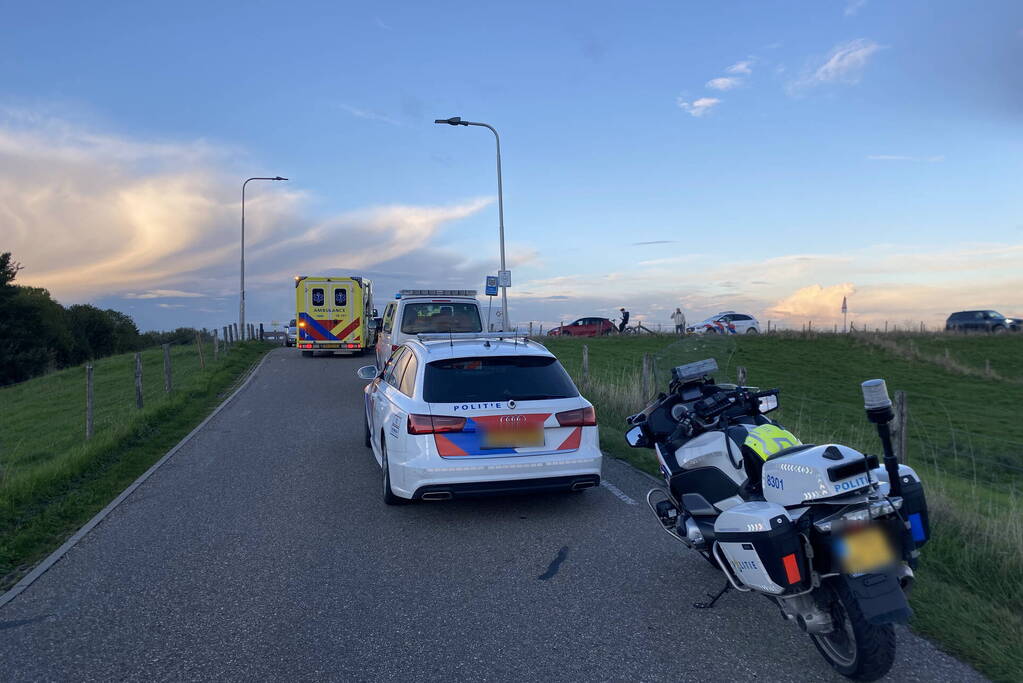 Fietser gewond bij aanrijding met auto