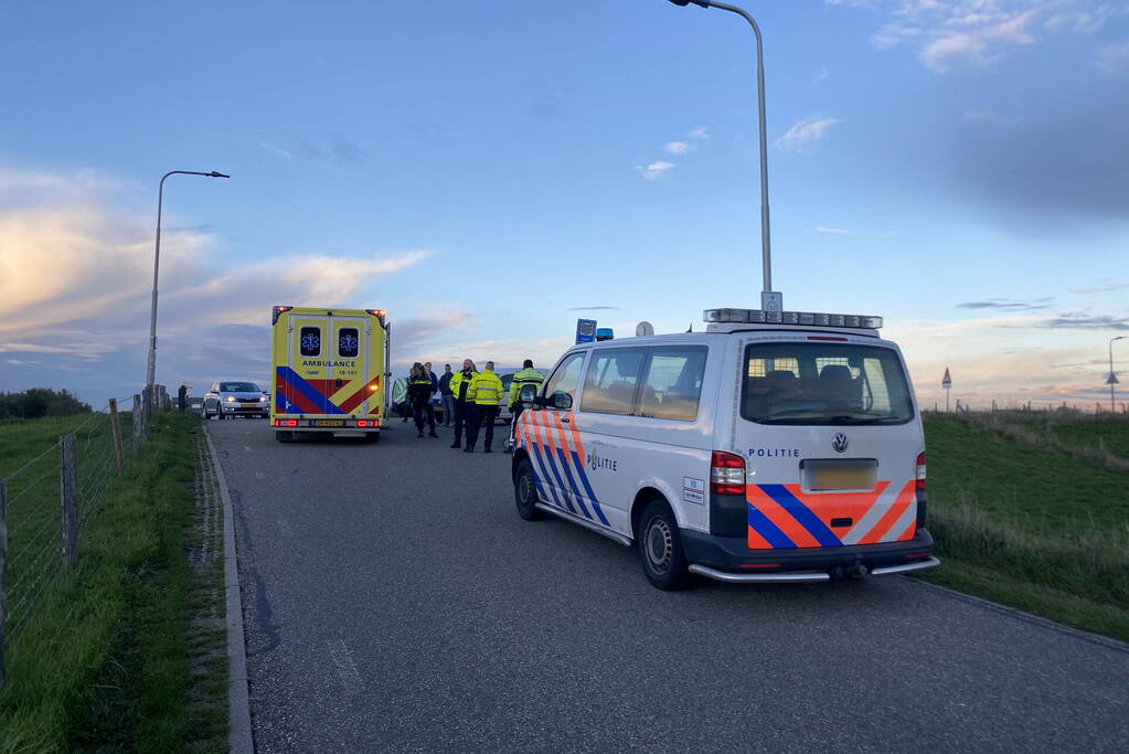 Fietser gewond bij aanrijding met auto