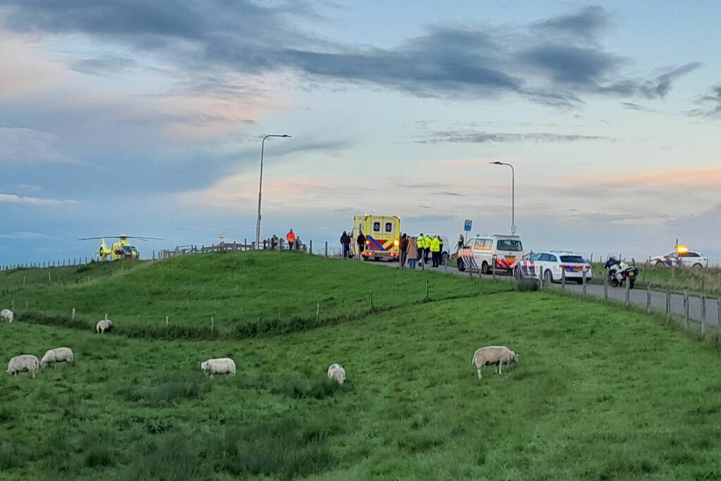 Fietser gewond bij aanrijding met auto