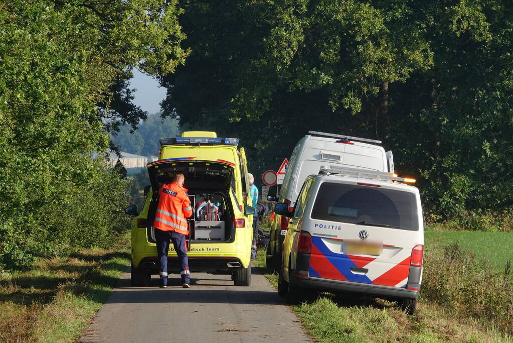 Motorrijder gewond bij eenzijdig ongeval