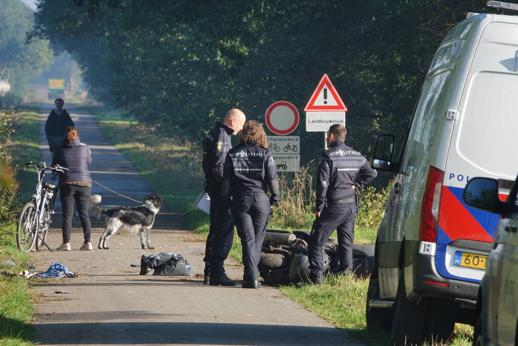 Motorrijder gewond bij eenzijdig ongeval