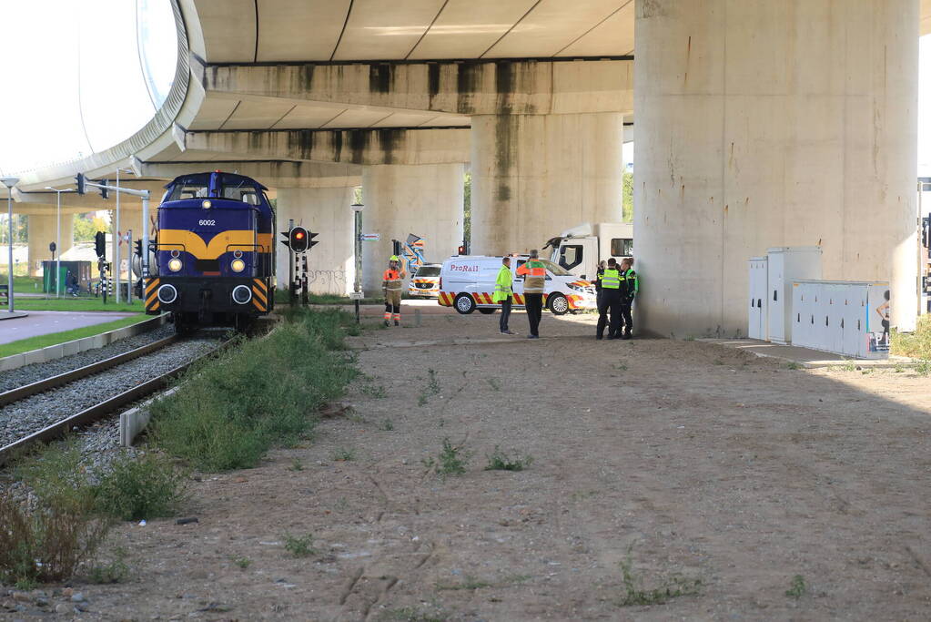 Persoon gewond bij aanrijding met goederentrein