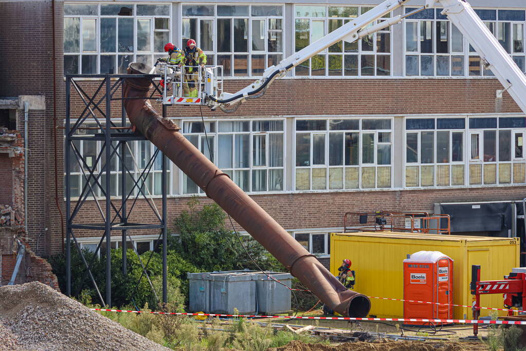 Brand bij sloopwerkzaamheden