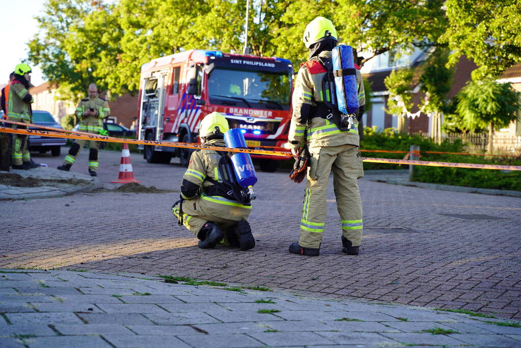 Kruising afgesloten vanwege gaslekkage