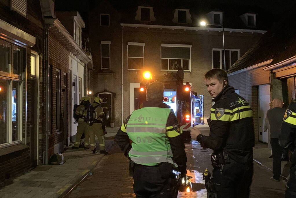 Rookontwikkeling bij smeulend object in woning