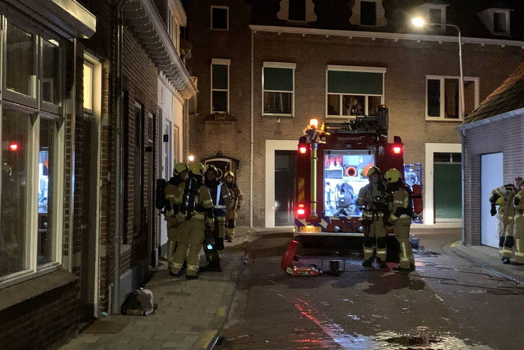 Rookontwikkeling bij smeulend object in woning