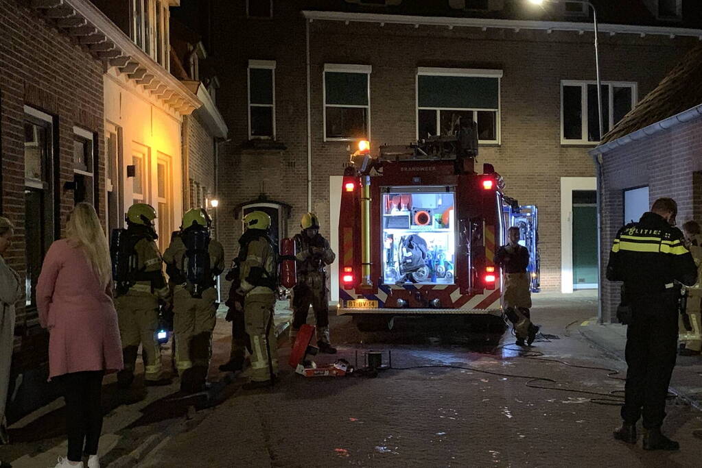 Rookontwikkeling bij smeulend object in woning