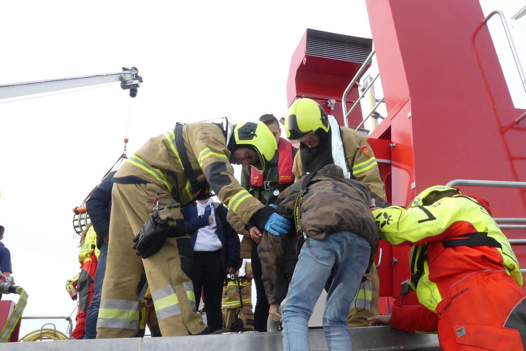 Grote hulpverleningsoefening op de Maas