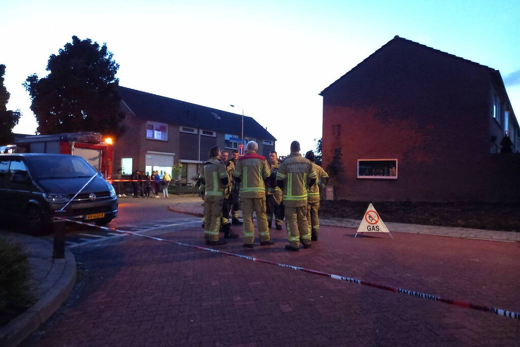 Straat afgezet vanwege gaslekkage