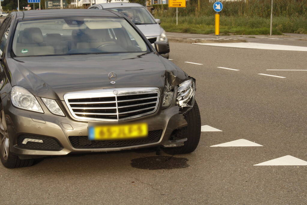 Automobilist ramt verkeerslicht