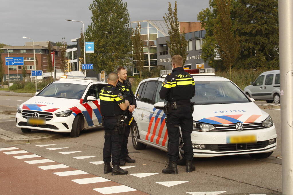 Automobilist ramt verkeerslicht