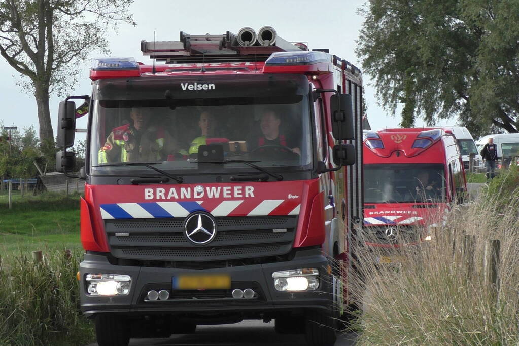 Ganzen met vogelgriep uit water gehaald