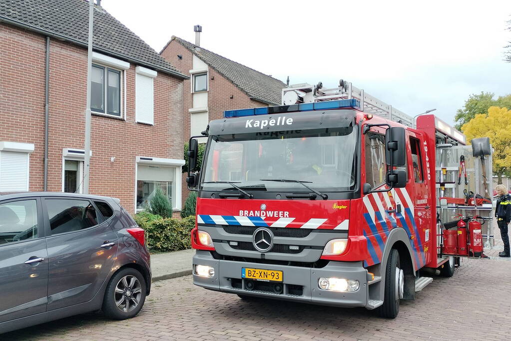 Rookontwikkeling door pan op kookplaat