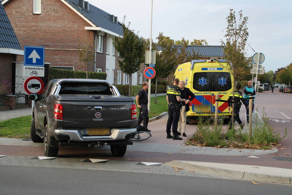 Fietser gewond bij botsing met automobilist
