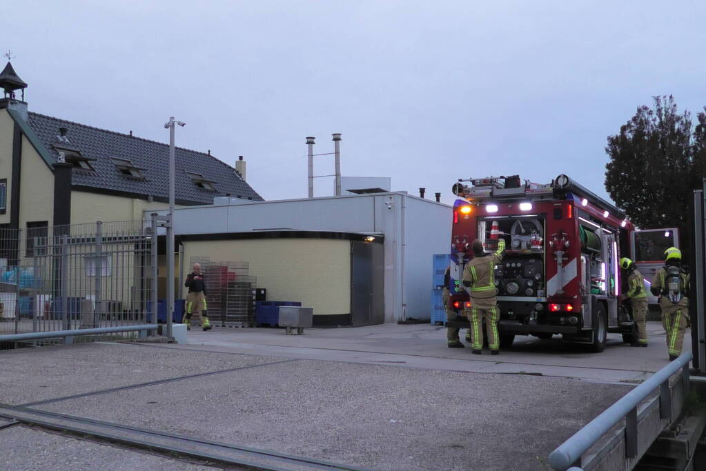 Keukenbrand in bedrijfspand