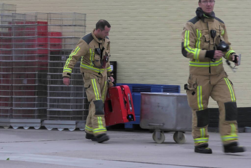 Keukenbrand in bedrijfspand