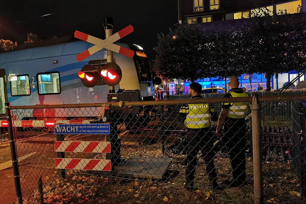 Treinverkeer kort stilgezet vanwege politieactie