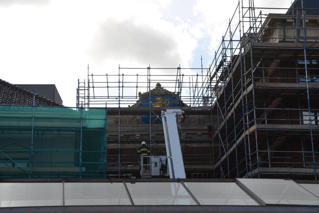 Brand bij verbouwing stadhuis