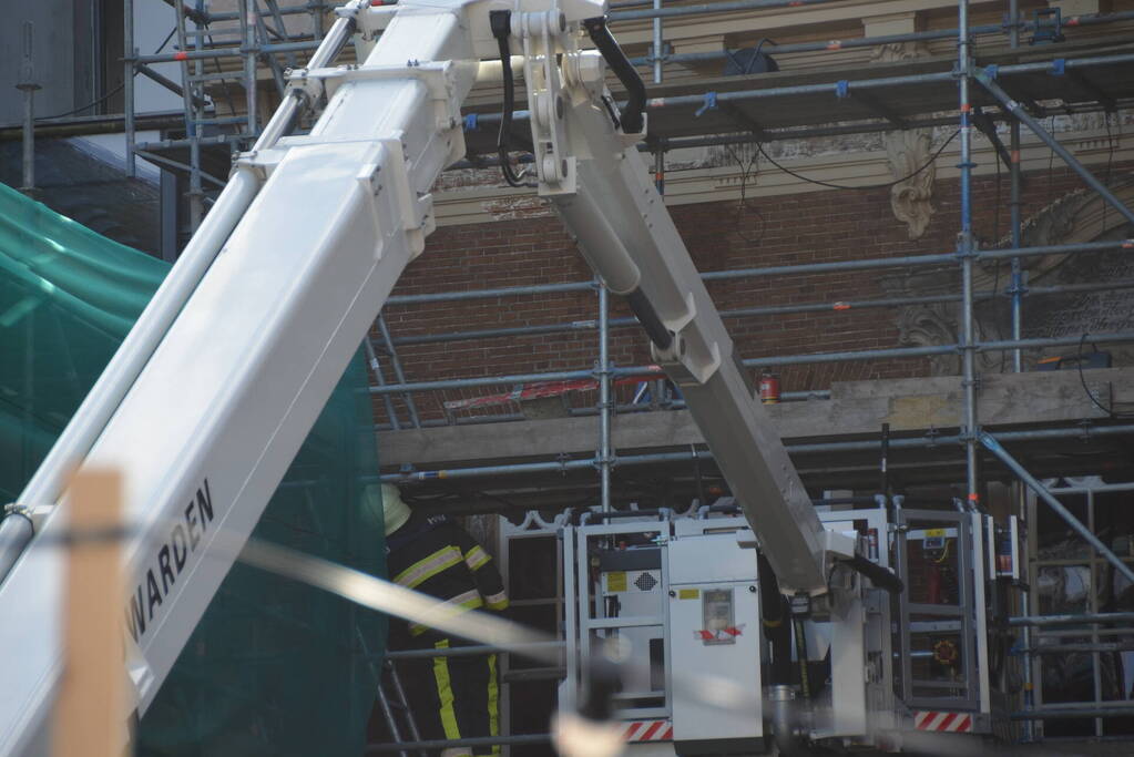 Brand bij verbouwing stadhuis