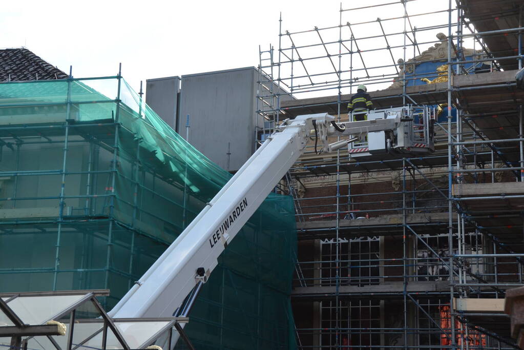 Brand bij verbouwing stadhuis