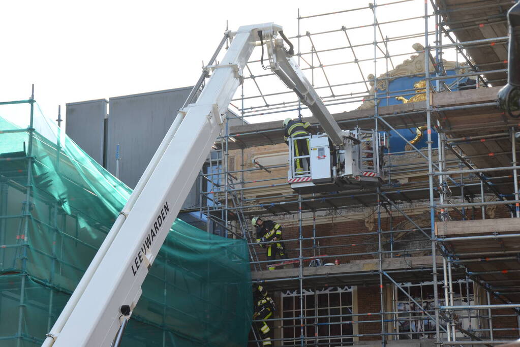 Brand bij verbouwing stadhuis