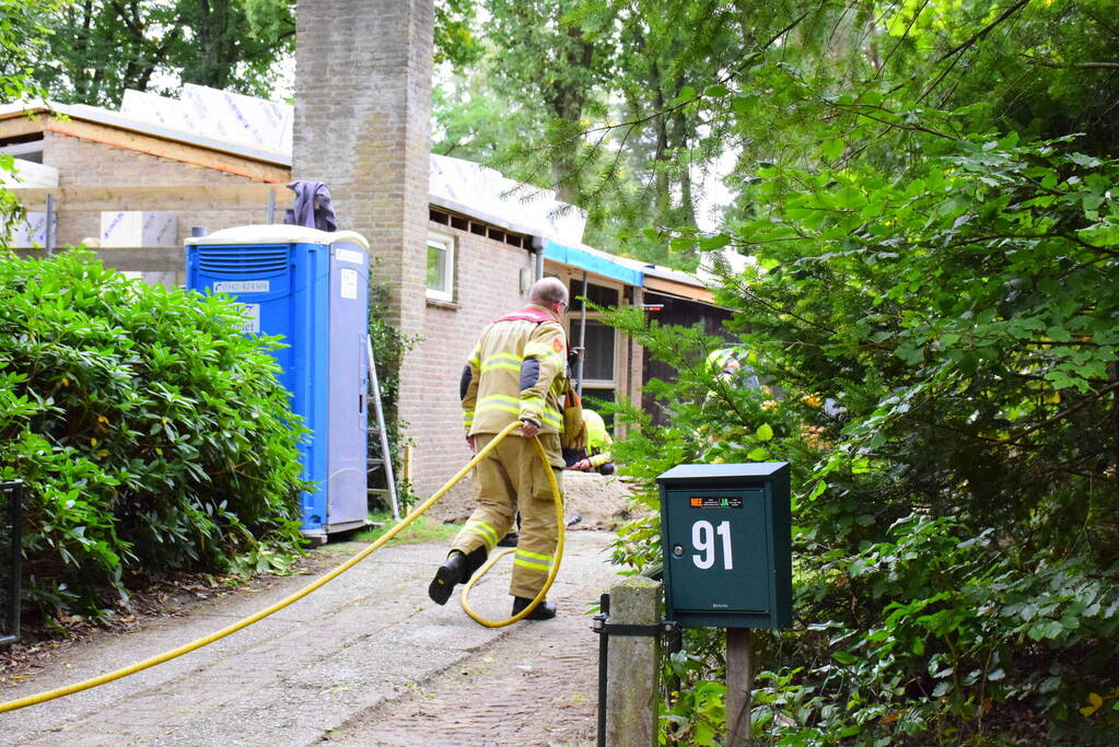 Gaslek na graafwerkzaamheden bij woning
