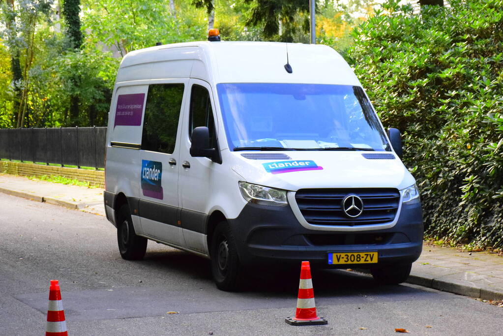 Gaslek na graafwerkzaamheden bij woning