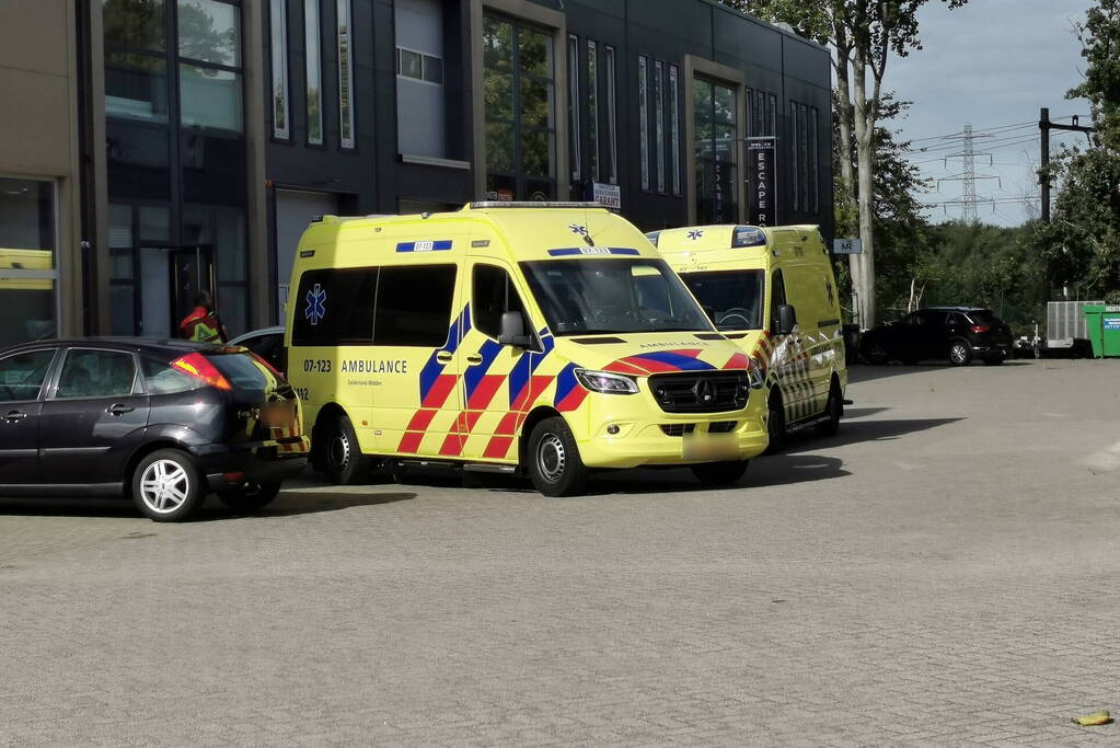 Traumahelikopter landt voor incident op bedrijventerrein