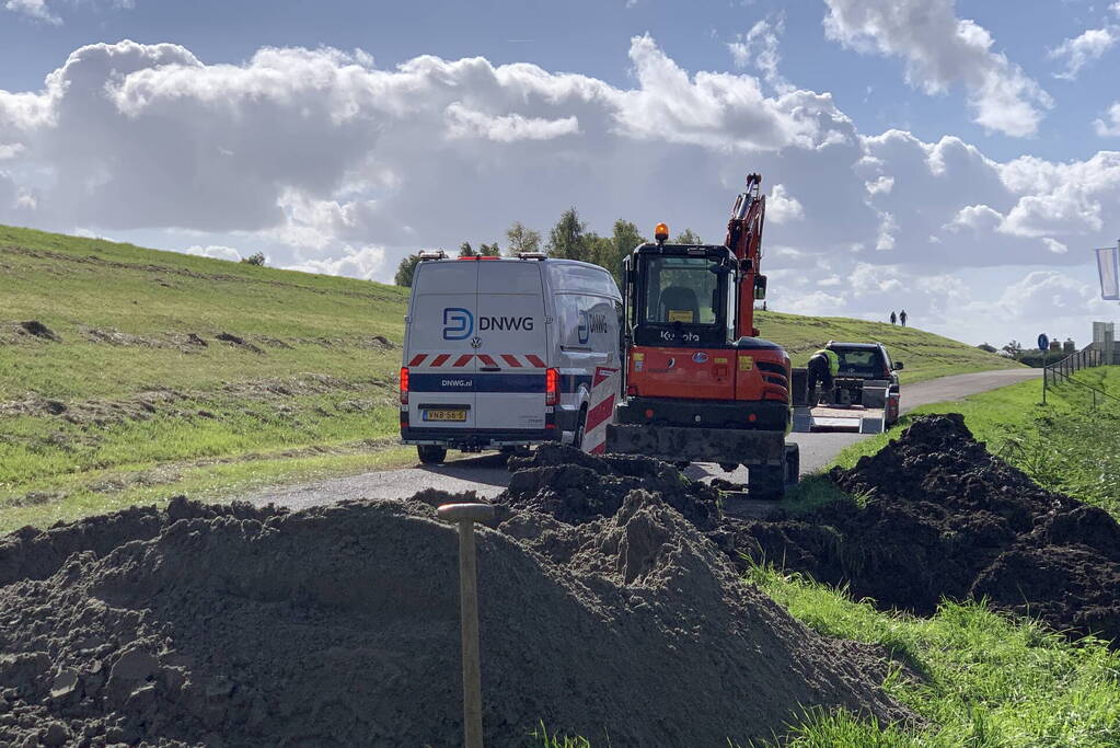 Waterlekkage door kapotte waterleiding