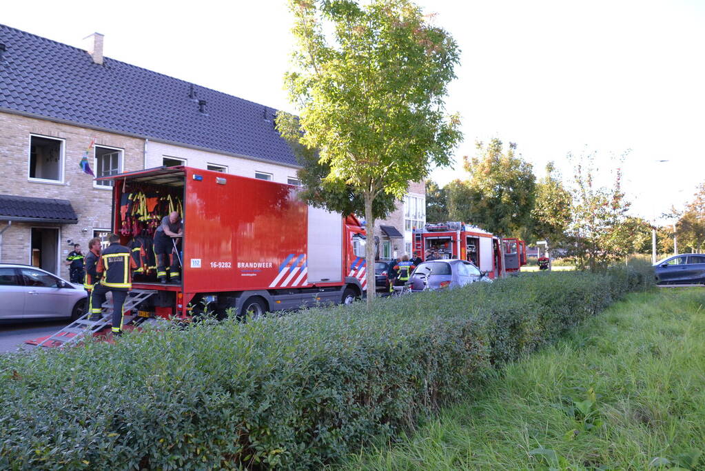 Persoon gewond bij woningbrand