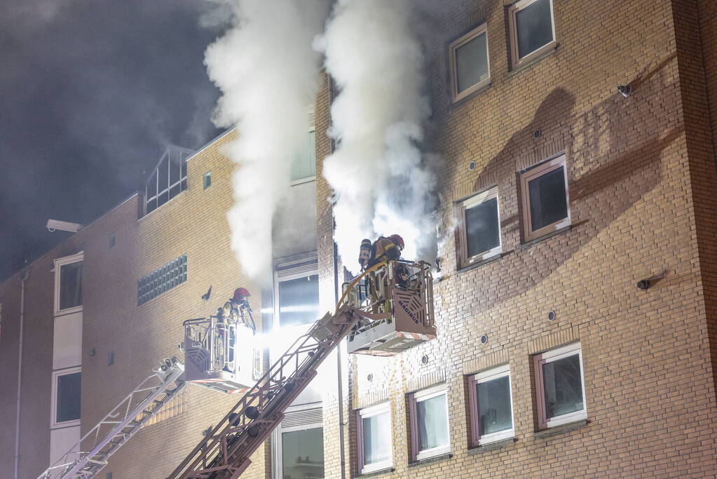 Dode bij uitslaande brand in flatwoning