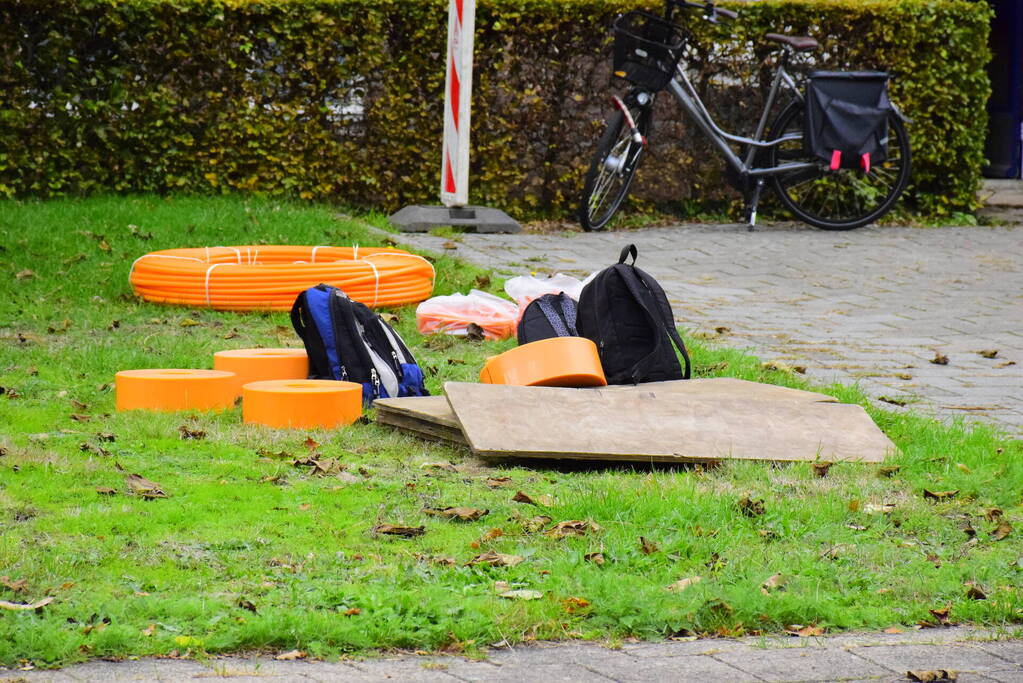 Gasleiding geraakt bij aanleggen glasvezel