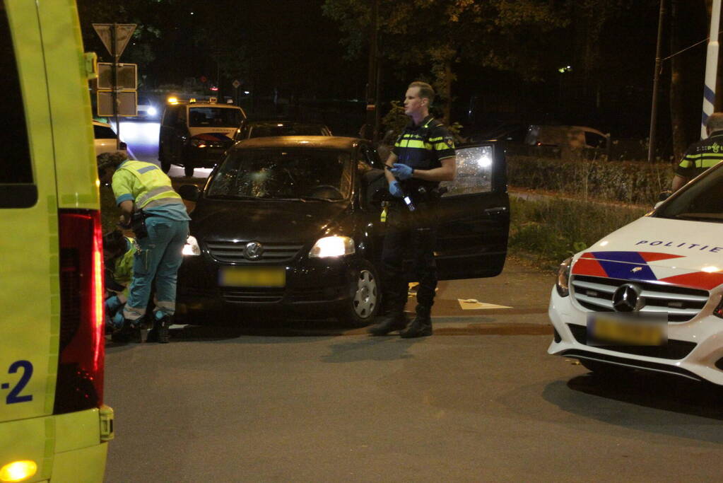 Fietser geschept bij oversteekplaats