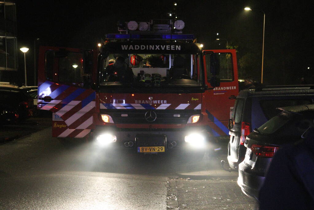 Brandweer ingezet bij brand in flatwoning