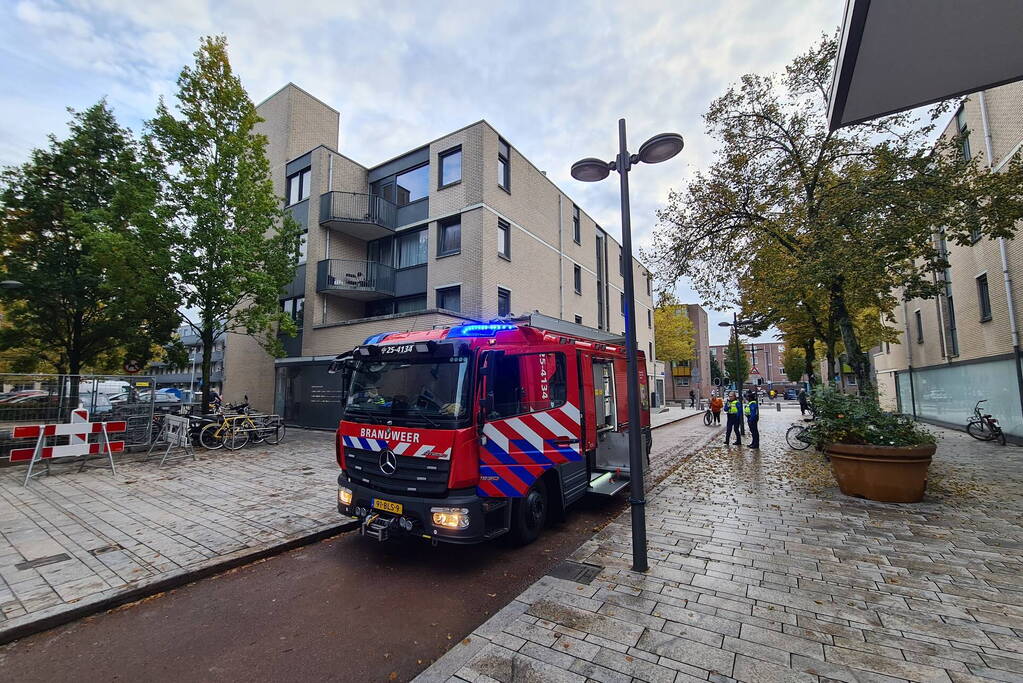 Kleine brand in flatwoning