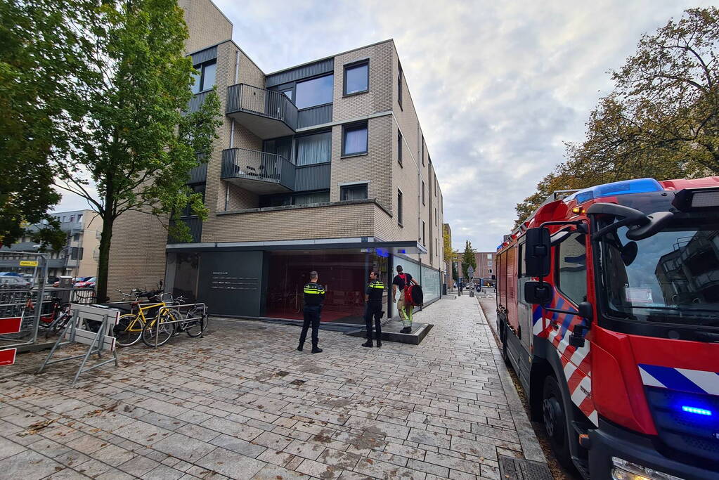 Kleine brand in flatwoning
