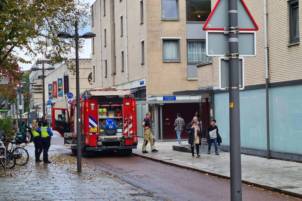Kleine brand in flatwoning
