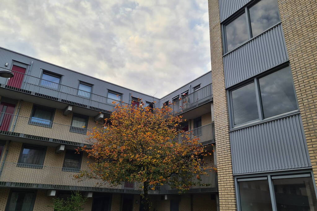 Kleine brand in flatwoning