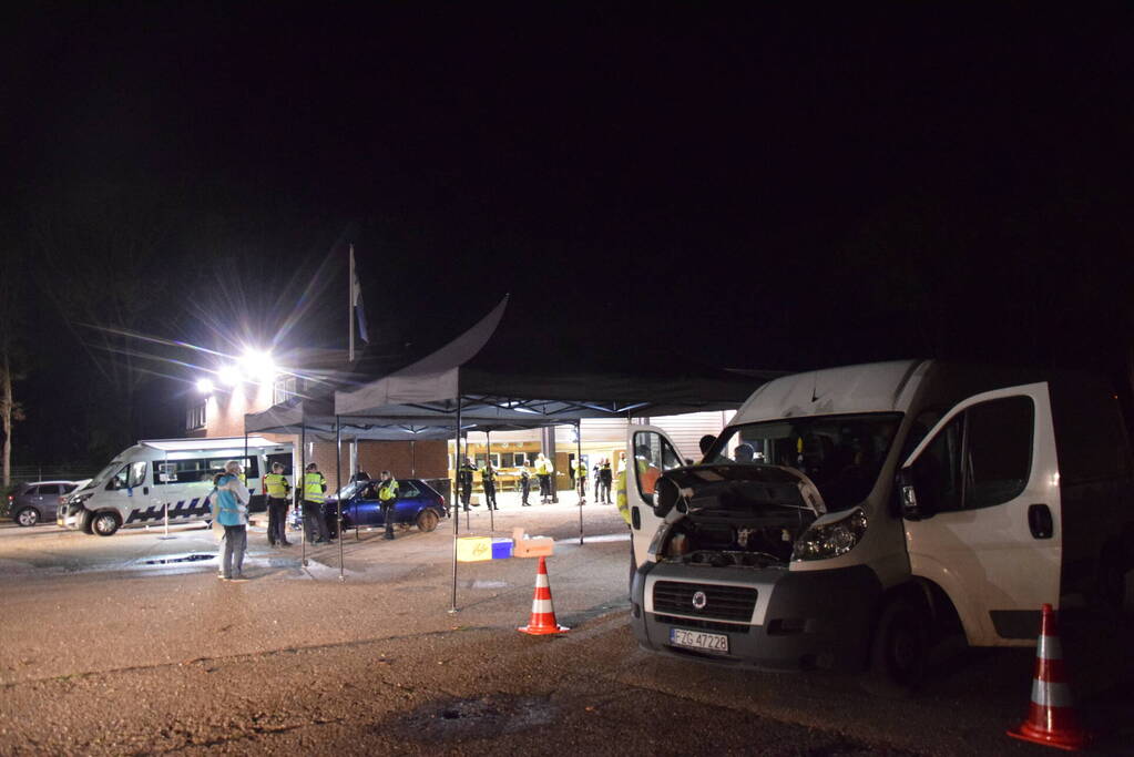 Grote integrale controle bij Brouwersdam