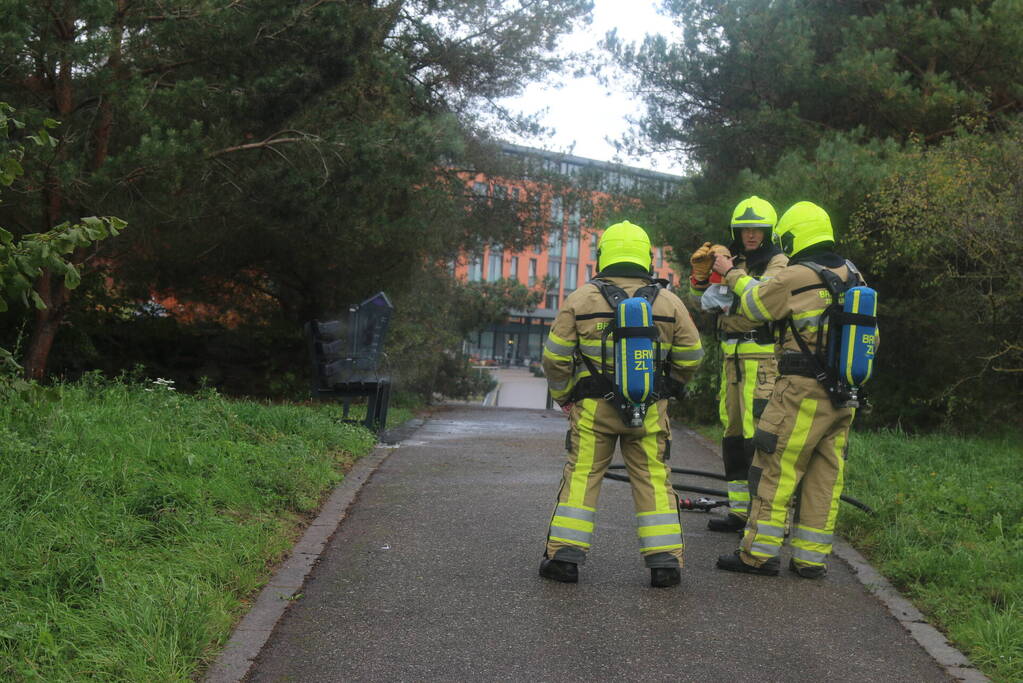 Houten bank afgebrand in park