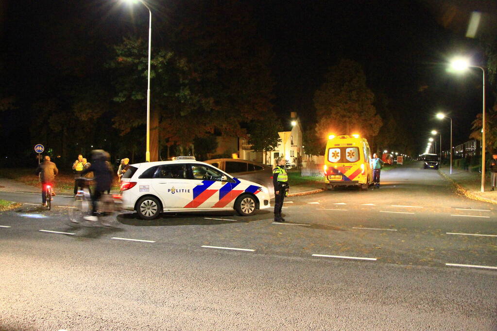 Fietser gewond bij aanrijding