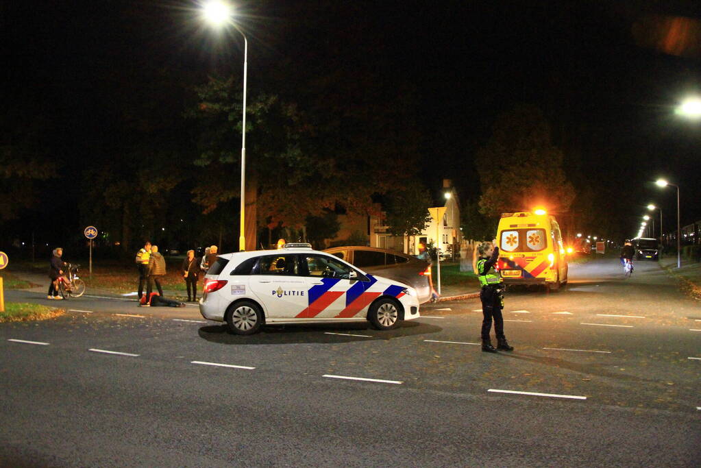 Fietser gewond bij aanrijding