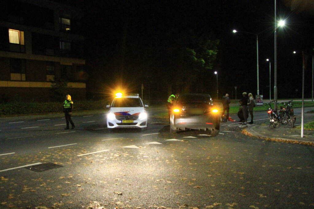 Fietser gewond bij aanrijding
