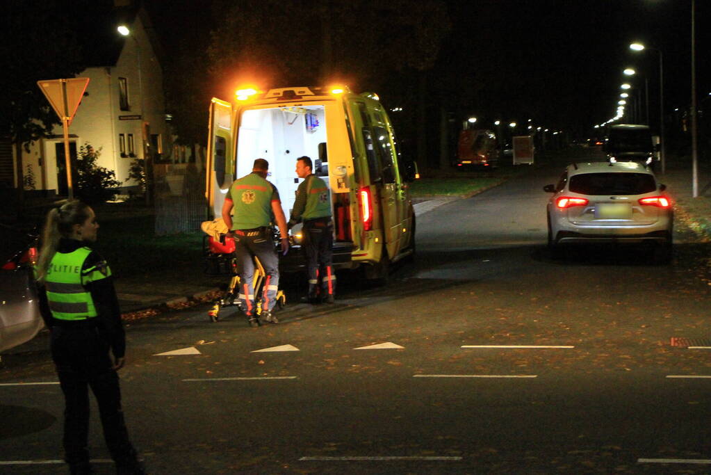Fietser gewond bij aanrijding