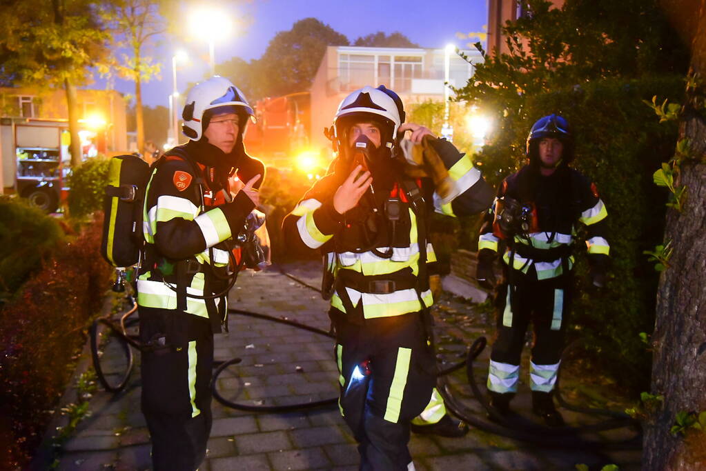 Hennepkwekerij aangetroffen na uitslaande brand