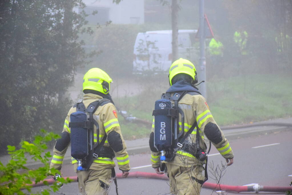 Straat afgezet na gaslekkage