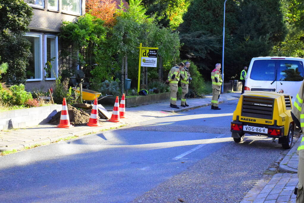 Wederom gasleiding geraakt bij aanleg van glasvezelkabel