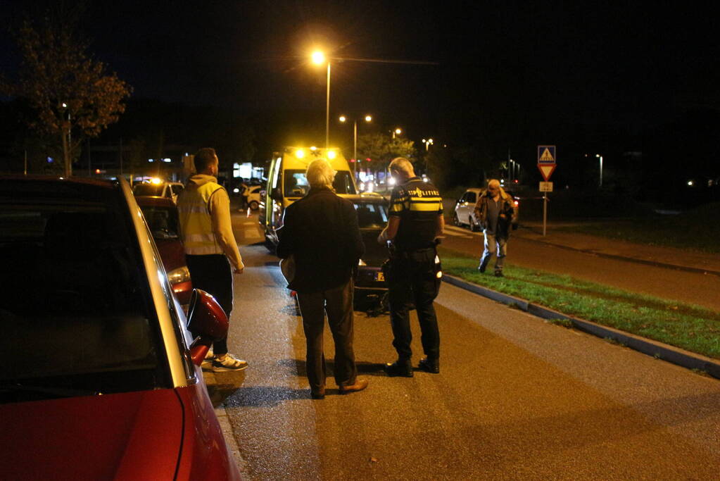 Bromfietser gewond bij botsing met automobilist